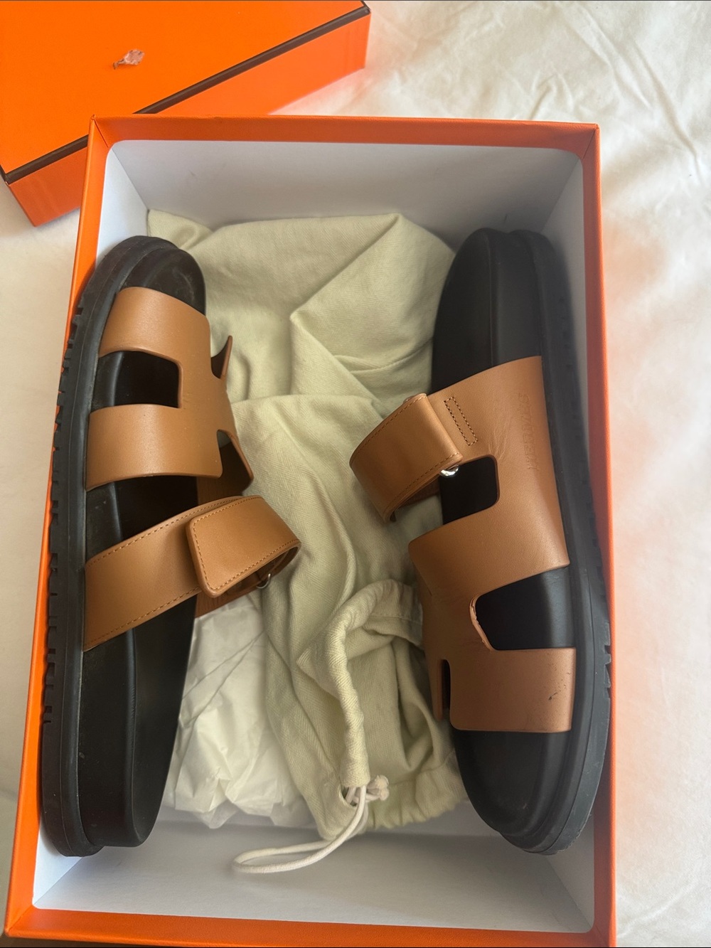 Hermès Chypre Sandals – brown Leather
Size 39 (EU) in box - Picture 4 of 6